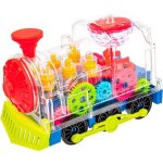 Jouet de train lectrique - amoune - transparent - musique - pour bb - 12 mois et plus