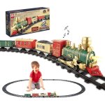 Jouet de train electrique nol avec lumires et son pour enfants - marque - modle - blanc - colors ...
