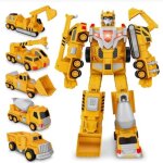 Jouet transformer robot voiture camion excavatrice - transformers - jaune - garçon - 3 ans + Jouet transformer robot voiture camion excavatrice - transformers - jaune - garçon - 3 ans +