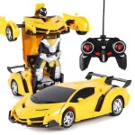 Jouets - transformers voiture télécommandée - 1:18 - grande vitesse - 360° rotation - transformation ... Jouets - transformers voiture télécommandée - 1:18 - grande vitesse - 360° rotation - transformation ...