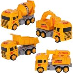 Jouet de vhicule de construction pour enfant ensembles de camion 4 pices benne vhicules de chantier ...