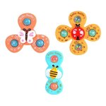 Jouets � ventouse jouets de bain pour b�b� baby spinner jouets � ventouse 3 pi�ces pour b�b� jouets sensoriels ...