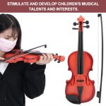 Jouet de violon acoustique pour enfant simul corde rglable dbutant musical dvelopper la pratique ...