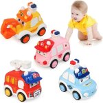 Jouet voiture - non sp�cifi� - 4 pi�ces - multicolore - pour enfants de 1 � 5 ans - voitures � friction ...
