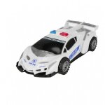 Jouet - voiture de police - friction (r�troaction) - bleu - 29 x 10 x 14 cm