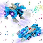 Jouet de voiture transformers dinosaure  pulvrisation automatique avec musique et lumire pour 3  ...