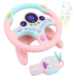 Jouets de volant pour enfant simulateur de conduite enfant volant avec lumi�res son et porte cl� cadeau ...