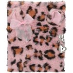 Journal intime - depesche - topmodel cosy cat - peluche lopard - 96 pages - serrure argente