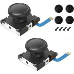 Joystick de remplacement - nintendo - 2 - pack - compatible switch / switch lite - noir - r�pare d�rive ...