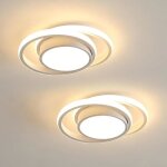 Jty 2 pi�ces plafonniers led moderne pour chambre cuisine couloir 32w 2350lm luminaire plafonddiam�tre ...