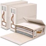 Jty linge rangement drap de lit - 3 organisateur drap pliable respirantes avec fen�tre transparente & ...