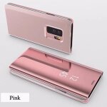 Coque - juce - galaxy s9 plus - rose or - effet miroir - antichoc - housse à rabat Coque - juce - galaxy s9 plus - rose or - effet miroir - antichoc - housse à rabat