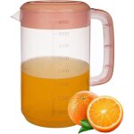 Jugs jug plastique plastique 4l grande carafe pitcheur de boisson transparente pichet de boisson