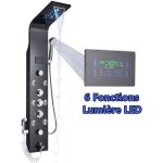 Jullybathevy colonne de douche hydromassages - led système de douche - multifonctionnel 6 grandes buses ... Jullybathevy colonne de douche hydromassages - led système de douche - multifonctionnel 6 grandes buses ...