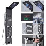 Jullybathevy colonne de douche panneau de douche pour salle de bain hydromassages 5 jets système de douche ... Jullybathevy colonne de douche panneau de douche pour salle de bain hydromassages 5 jets système de douche ...