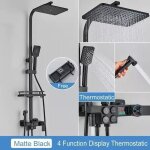 Jullybathevy colonne de douche thermostatique - robinet de douche lcd - ensemble daffichage de la temprature ...