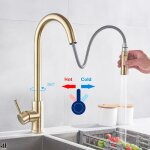Jullybathevy robinet de cuisine - robinet mitigeur d?évier - douchette extractible 2 modes - rotation ... Jullybathevy robinet de cuisine - robinet mitigeur d?évier - douchette extractible 2 modes - rotation ...