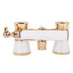 Jumelles dop�ra ashata - th��tre de t�lescope binoculaire - grossissement 3x25 - blanc