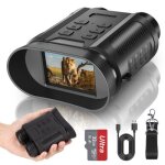 Jumelles de vision nocturne coolifepro n9 - zoom 8x - infrarouge 300m - lampe torche 20m