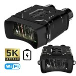 Jumelles vision nocturne - joyfan - 300m infrarouge wifi - 52mp - 5k uhd - 10x zoom num�rique