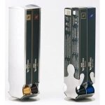 Distributeur  dosettes nespresso - cristel - inox bross - design contemporain - capacit 4 botes