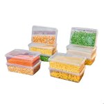 Jungengel bo�tes de conservation 10 pi�ces 1l - herm�tiques sans bpa - cong�lateur - 25�c micro - ondes ...