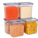 Jungengel bo�tes conservation alimentaire 2l x6 - jungengel herm�tiques empilables - sans bpa - riz p�tes ...