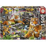 Puzzle paysage et nature - educa - jungle radieuse - 1500 pices - sachet de colle inclus