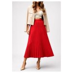 Jupe longue femme rouge