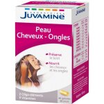 Juvamine peau cheveux ongles force + beauté 40 gélules Juvamine peau cheveux ongles force + beauté 40 gélules