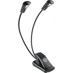 K&m 12243 - lampe de pupitre 2 bras led