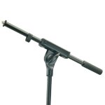 K&m 21160 perchette pour pied de micro - noire