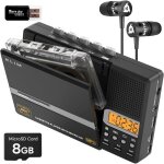 K10 lecteur cassette audio & enregistreur baladeur cassette & convertisseur en mp3 + micro & haut - parleur ...