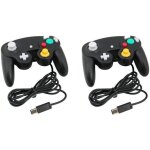 Manette de jeu - kabalo - gamecube / wii - filaire - noir - 2 pi�ces