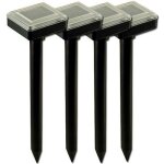 Kabalo 4 x �nergie solaire ultrasons r�pulseur taupe pour jardin - aussi pour rats souris campagnol etc ...