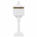 Bo�te aux lettres - kai - vintage - aluminium - antirouille - blanc