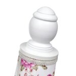 Kai buste de couture de femme en coton blanc motifs à rosiers Kai buste de couture de femme en coton blanc motifs à rosiers