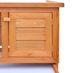 Kai clapier dextrieur enclos pour petits animaux 1 niveau bois
