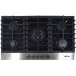 Table de cuisson à gaz - kaiser - kcg 9386 - 90 cm - verre noir - brûleur turbo wok Table de cuisson à gaz - kaiser - kcg 9386 - 90 cm - verre noir - brûleur turbo wok