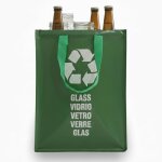 Kal - sac tri s�lectif 44?l avec poign�e poubelle recyclage pour verre maison et bureau facile � vider. ...