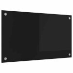 Kalisse�protection de cuisine - cr�dence de cuisine / fond de hotte noir 70x40cm verre tremp� magicfr05 ...
