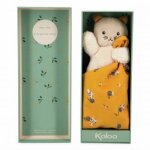 Kaloo - k226003 - doudou carre douceur chat jaune - 18 cm Kaloo - k226003 - doudou carre douceur chat jaune - 18 cm