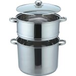 TEFAL H852S855 NORDICA Lot 8 pièces INOX Casserole 16cm + Faitouts  18/20/24cm + couvercles en verre - Tous feux dont induction - Cdiscount  Maison