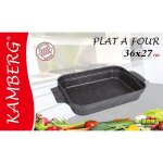 Kamberg - plat  lasagnes / plat  four 36 x 27. 5 x 7 cm - fonte daluminium - revtement pierre - tous ...