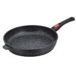 Kamberg - poêle 32 cm - manche amovible - fonte daluminium - revêtement type pierre - tous feux dont ... Kamberg - poêle 32 cm - manche amovible - fonte daluminium - revêtement type pierre - tous feux dont ...