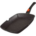 Kamberg - poêle grill 28 x 28 cm - manche amovible - fonte daluminium - revêtement type pierre - tous ... Kamberg - poêle grill 28 x 28 cm - manche amovible - fonte daluminium - revêtement type pierre - tous ...
