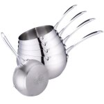 Kamberg - set 5 casseroles 12 - 14 - 16 - 18 - 20 cm - acier inoxydable - poignée anti chaleur - tous ... Kamberg - set 5 casseroles 12 - 14 - 16 - 18 - 20 cm - acier inoxydable - poignée anti chaleur - tous ...