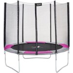Kangui - trampoline rond 250cm avec filet de scurit - ralli 250