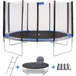 Kangui trampoline rond ralli 360 - avec filet chelle bche de protection et kit dancrage -  360 cm