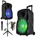Pack karaoke enceinte 600w mooving electro - sound600 bluetooth usb - 4 micros - fête soirée maison famille ... Pack karaoke enceinte 600w mooving electro - sound600 bluetooth usb - 4 micros - fête soirée maison famille ...